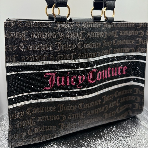 Juicy Couture brown Tote with Pink Logo - Picture 6 of 11